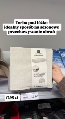 Torba do przechowywania pod łóżkiem 100x45x20cm promocja w Action