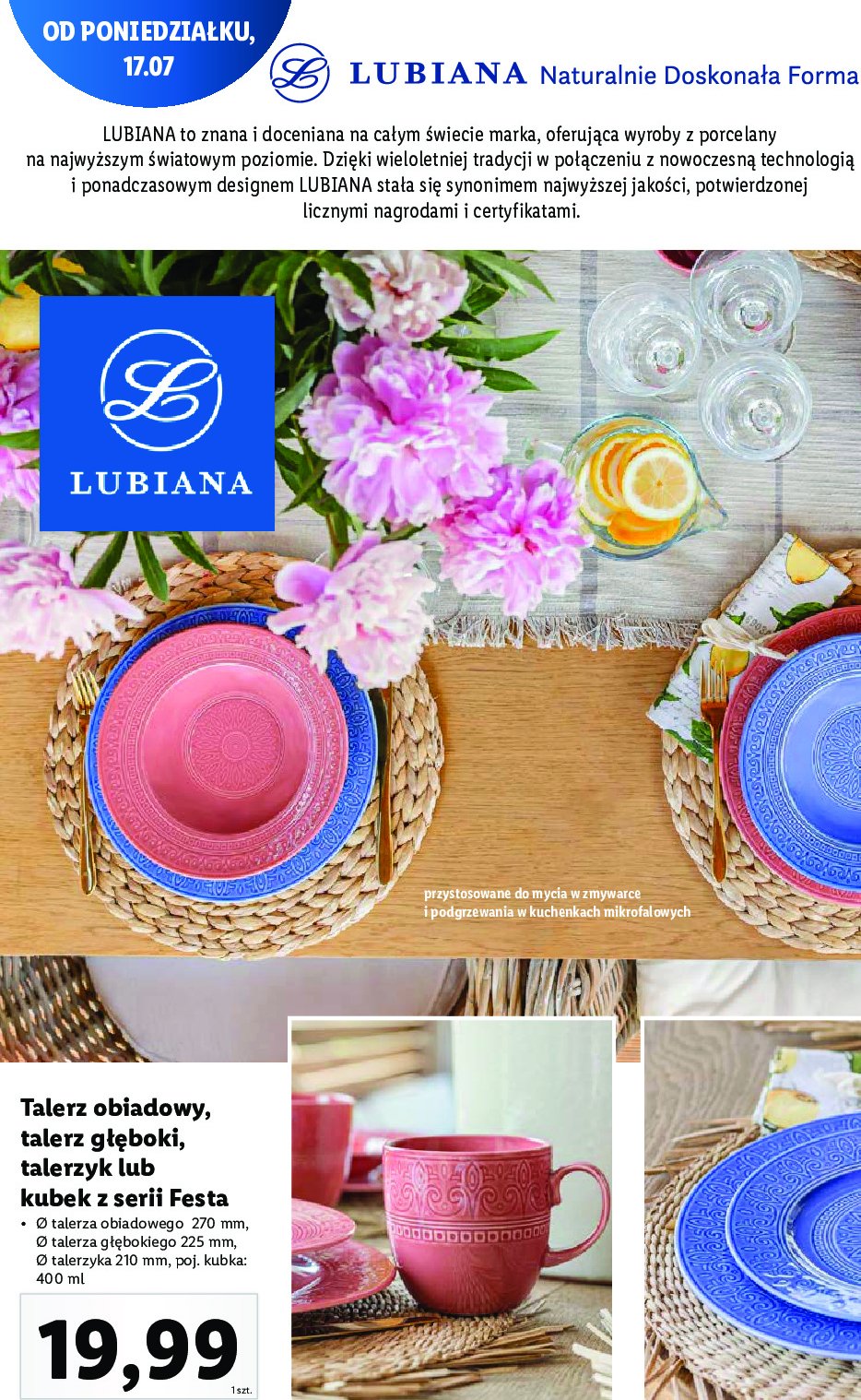 Kubek festa 400 ml Lubiana promocja