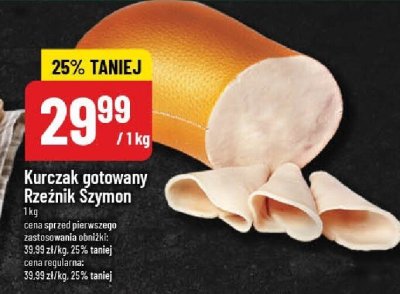 Kurczak gotowany Rzeźnik Szymon promocja w POLOmarket