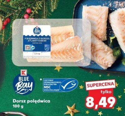 Dorsz polędwica Blue Bay 100g promocja w Kaufland