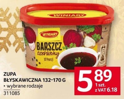 Zupa barszczowa Winiary 132-170 g różne rodzaje promocja w Selgros
