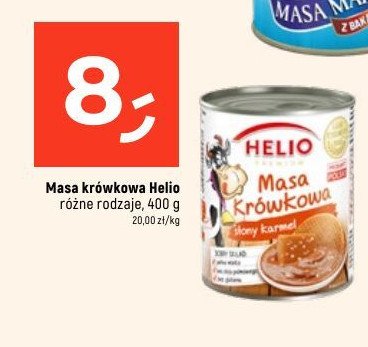 Masa krówkowa słony karmel Helio promocja w Dealz