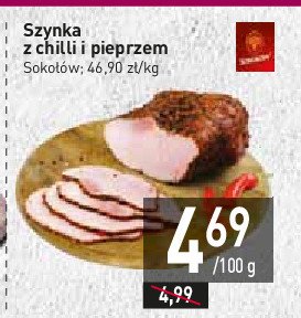 Szynka z chilli i pieprzem Soko艂贸w promocja