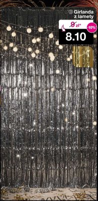 Girlanda z lamety promocja w Woolworth