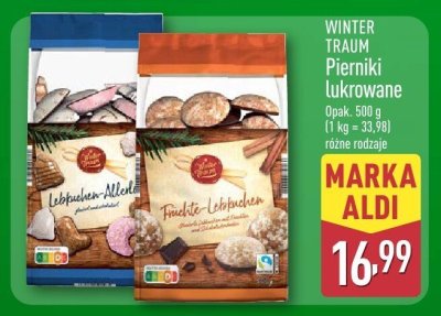 Pierniki lukrowane promocja w Aldi