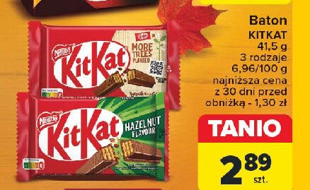 Baton hazelnut Kitkat 4 paluszki promocja