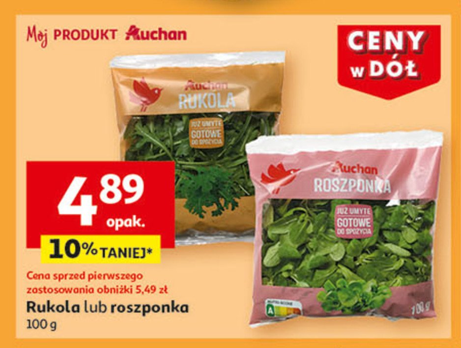 Rukola Auchan promocja