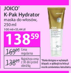 Maska do włosów Joico k-pak hydration promocja