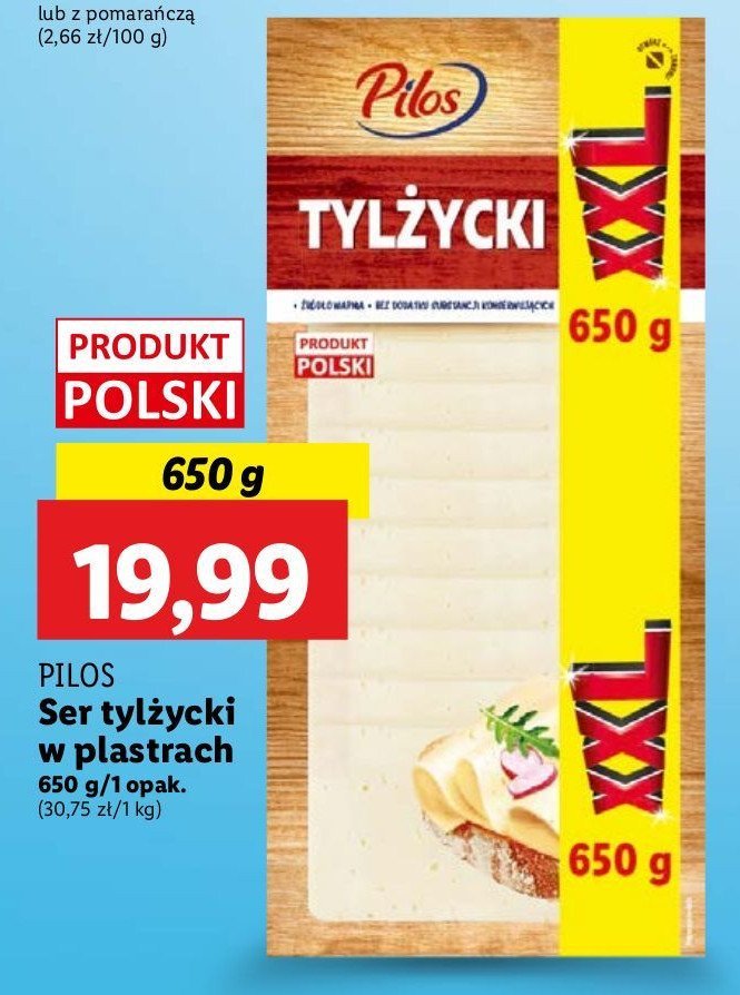 Ser tylżycki Pilos promocja