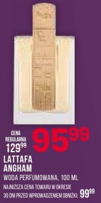 Perfumy Lattafa Angham promocja w Drogerie Natura