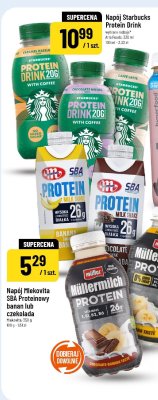 Napój Mlekovita SBA Proteinowy banan lub czekolada promocja w POLOmarket
