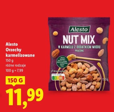 Orzechy karmelizowane Nut Mix promocja w Lidl