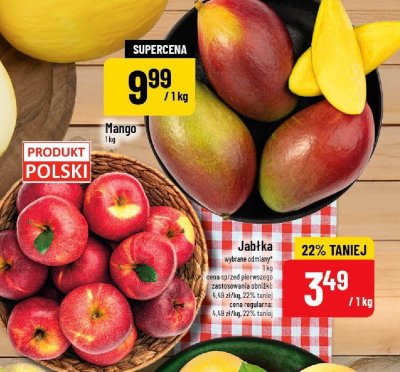 Jabłka wybrane odmiany promocja w POLOmarket