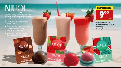 Pomadka do ust w kulce chocolate Niuqi promocja