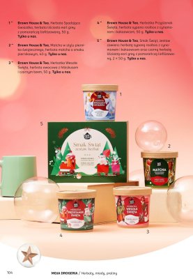 Herbata Brown House & Tea Przystanek Święta rooibos 50g promocja w Rossmann