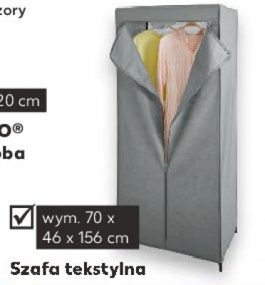 Szafa tekstylna 70 x 46 x 156 cm promocja
