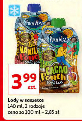 Lód vanilla pouch Pura-vida promocja