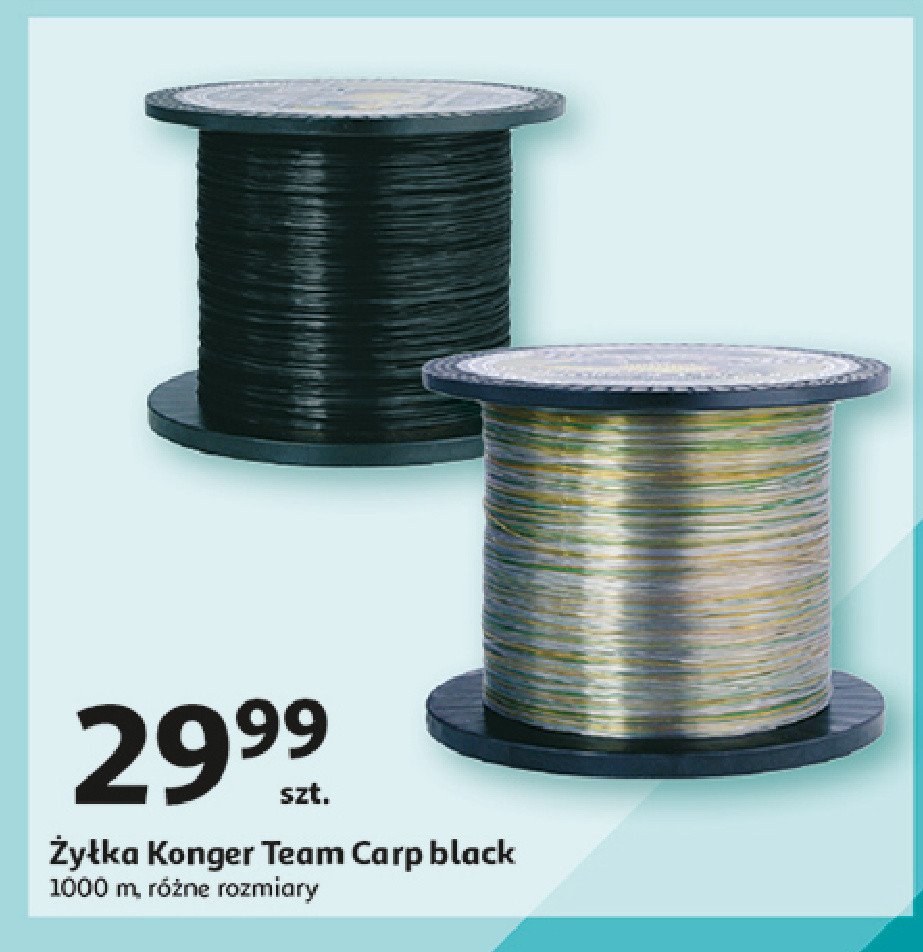 Żyłka team carp black 0.22mm/1000 m Konger promocja