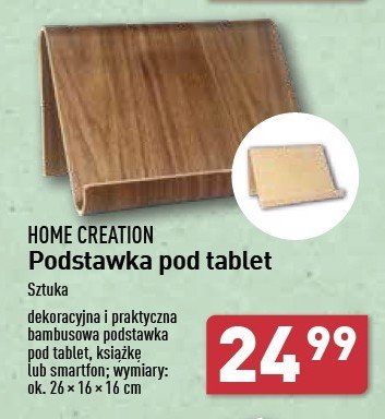 Podstawka pod tablet 26 x 16 x 16 cm Home creation promocja