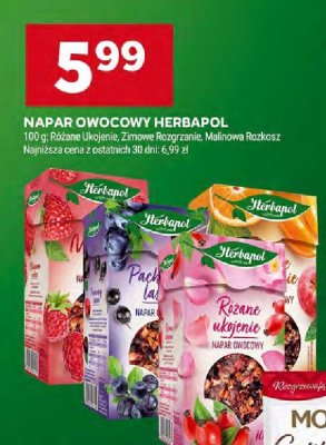 Herbata Napar Owocowy Herbapol różne rodzaje, Malinowa Rozkosz promocja w Stokrotka