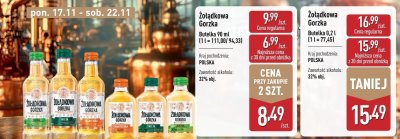 Wódka Żołądkowa Gorzka 0,2l promocja w Aldi