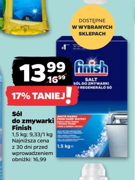 Sól do zmywarek Finish classic promocja w Netto