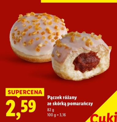 Pączek różany ze skórką pomarańczy promocja w Lidl