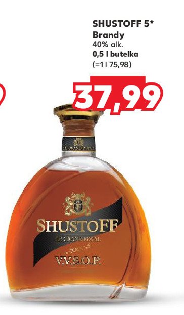 Brandy Shustoff v.v.s.o.p. promocja w Kaufland