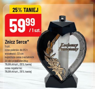 Znicz Serce promocja w POLOmarket