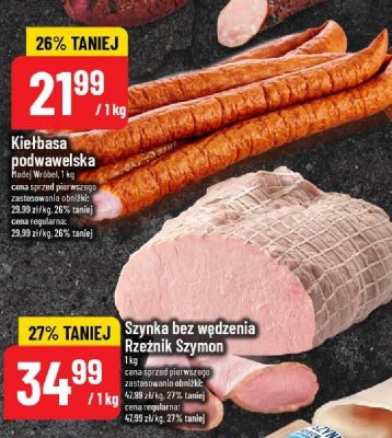 Kiełbasa podwawelska promocja w POLOmarket