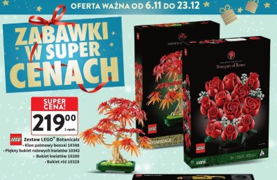 Zestaw LEGO Botanicals Klon palmowy bonsai 10348 promocja w Intermarche