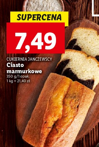Ciasto marmurkowe Janczewscy promocja