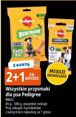 Przysmaki dla psa Pedigree Mars promocja w Leclerc