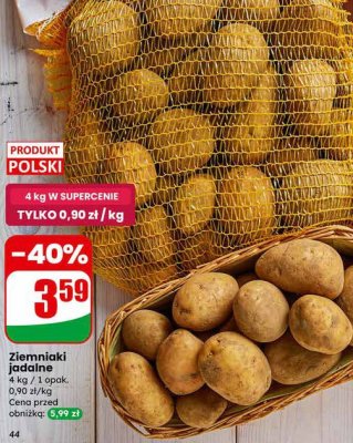 Ziemniaki jadalne promocja w Dino