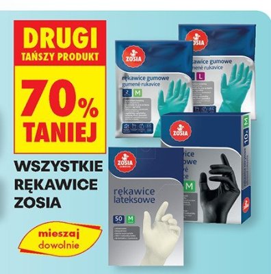 Rękawice Zosia, różne rodzaje promocja w Biedronka