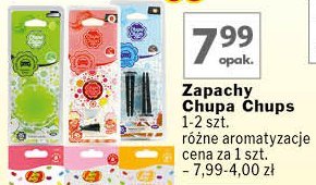 Zapach samochodowy apple PRIDE RIDE CHUPA CHUPS promocja