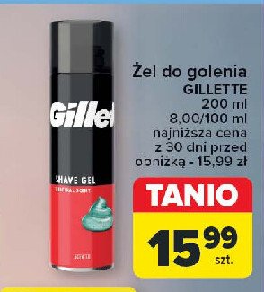 Żel do golenia normal Gillette promocja