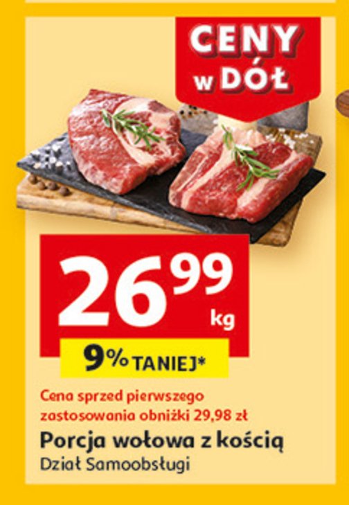 Porcja rosołowa wołowa Auchan promocja w Auchan