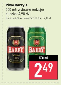 Piwo BARRY STRONG NDRRY promocja