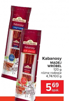 Kabanosy chilli chorizo Madej & wróbel promocja