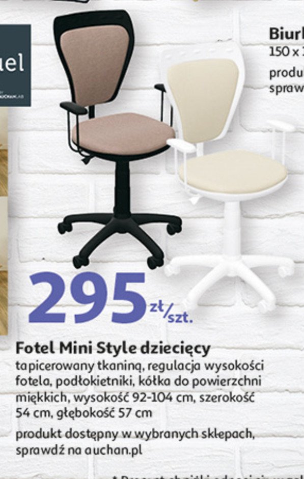 Fotel mini style dziecięcy promocja