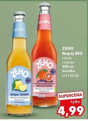 Lemoniada cytryna-limonka bio Zeho promocja