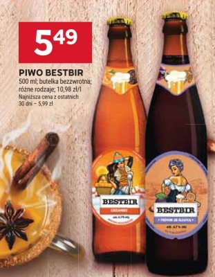 Piwo Bestbir promocja w Stokrotka