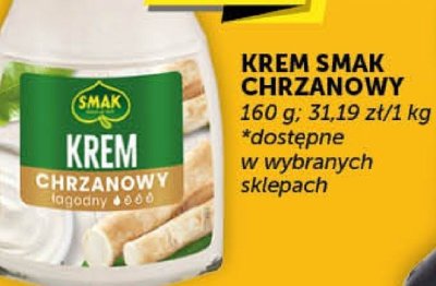 Krem Smak chrzanowy łagodny promocja w Groszek