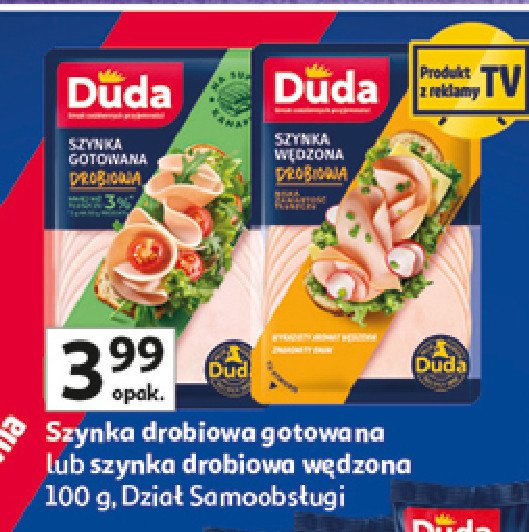 Szynka drobiowa wędzona Silesia duda promocja w Auchan