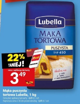 Mąka puszysta tortowa Lubella, 1 kg promocja w Twój Market