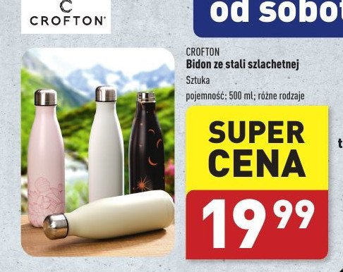 Bidon ze stali szlachetnej Crofton promocja