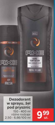 Dezdodorant Axe dark temptation promocja