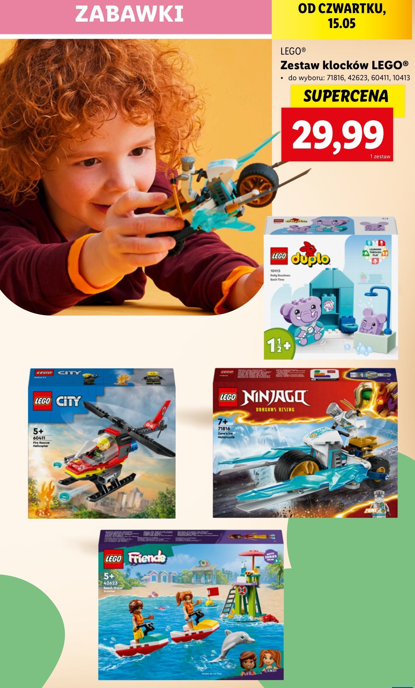 Klocki 60411 Lego city promocja w Lidl