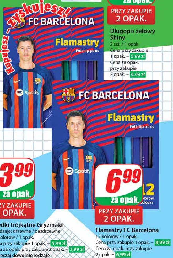 Flamastry fc barcelona promocja